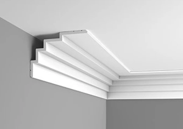 C393 szeroka schodkowa listwa sufitowa - listwy wykończające ORAC DECOR