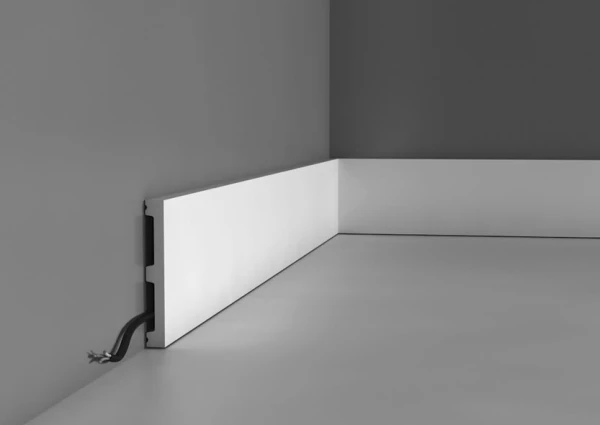 SX163 Orac Decor prostokątna listwa przypodłogowa - listwy wykończeniowe