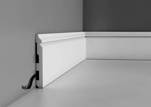 SX118-RAL9003 pomalowana listwa przypodłogowa Orac Decor - eleganckie listwy