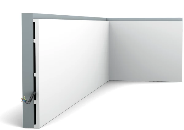 Szeroka gładka listwa przypodłogowa SX207 Orac Decor - sztukateria Orac